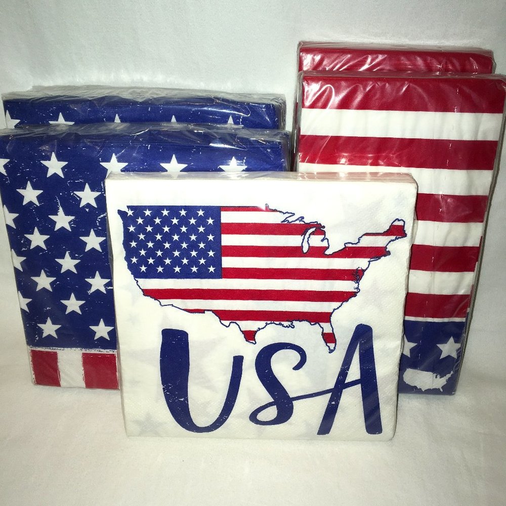 NEW Patriotic Napkin Bundle
